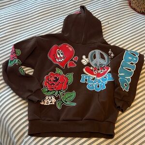 PacSun Peace Out All Over Hoodie